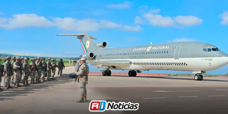 Arriban más de 50 elementos de la Guardia Nacional a Los Mochis; despliegan operativo en Sinaloa