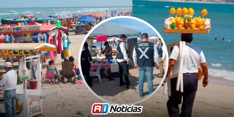 Mazatlán mantiene 750 permisos para vendedores de playa; Semarnat no autorizará más
