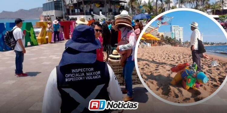 Ambulantaje en Mazatlán bajo vigilancia permanente durante vacaciones