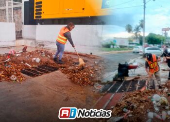 Limpieza y desazolve avanzan en Mazatlán tras lluvias registradas