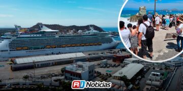 Mazatlán recibe a más de 300 mil cruceristas durante los primeros siete meses de 2026