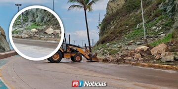Deslave de rocas en La Nevería no representa un peligro inminente: Protección Civil