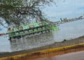 Catamarán se hunde en el canal de navegación, en la Isla de la Piedra en Mazatlán