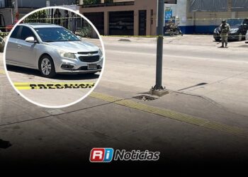 Asesinan a balazos a conductor sobre la avenida Álvaro Obregón, al sur de Culiacán