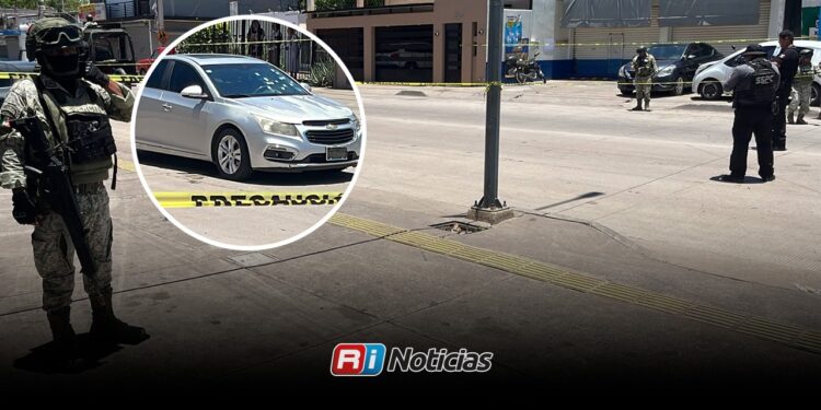 Asesinan a balazos a conductor sobre la avenida Álvaro Obregón, al sur de Culiacán