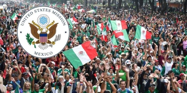 Embajada de Estados Unidos ALERTA a ciudadanos por aglomeraciones masivas durante partido de México vs Inglaterra