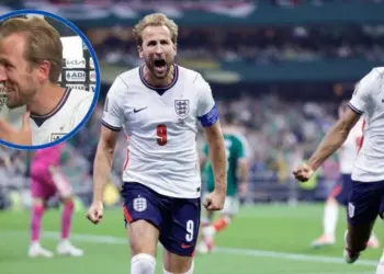 “¡Fue un partido de locos!”: Harry Kane se queda sin voz tras vencer a México y su entrevista se vuelve viral
