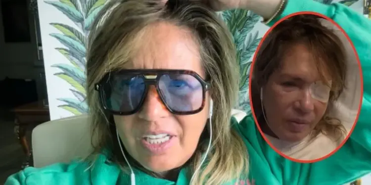 Yolanda Andrade preocupa al revelar nuevos PROBLEMAS DE SALUD, ¿su ojo sano está comprometido?: “Me tumbó el dolor”