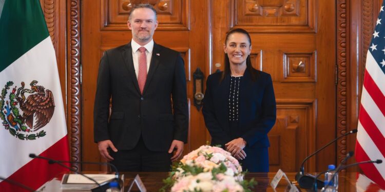 Sheinbaum se reúne con Jamieson Greer, representante comercial de EE.UU.