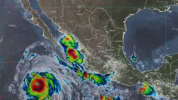 Genevieve entra en fase final: se debilita a huracán categoría 1 y se aleja de México