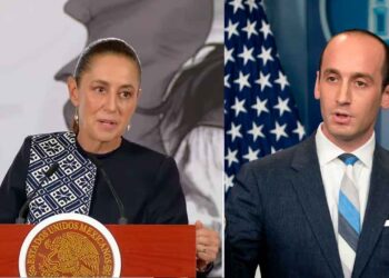 Sheinbaum rechaza declaraciones de Stephen Miller sobre el control de los cárteles en México