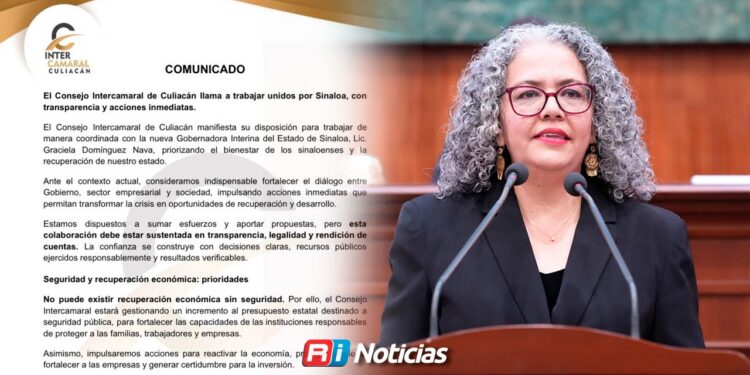 Consejo Intercamaral plantea acciones para enfrentar crisis en Sinaloa