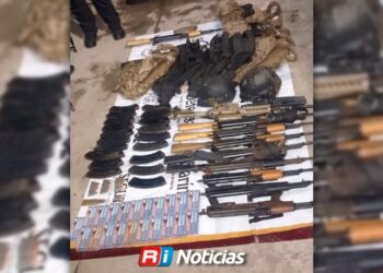 Operativo en La Tuna termina con ocho detenidos y 11 armas aseguradas