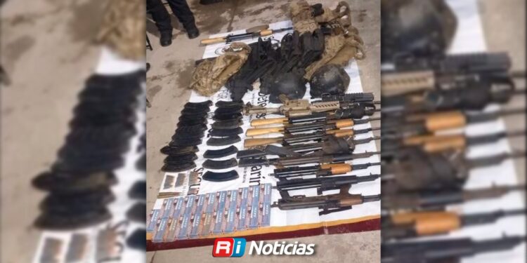 Operativo en La Tuna termina con ocho detenidos y 11 armas aseguradas