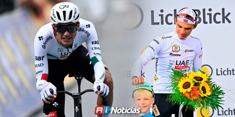 Isaac Del Toro termina en segundo lugar en la primera etapa del Tour de Alemania