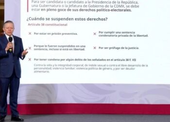 Orden de aprehensión no basta para impedir una candidatura a la presidencia, aclara Arturo Zaldívar