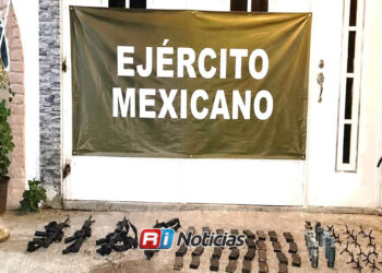 Operativo conjunto deja 12 detenidos y un fuerte aseguramiento de armas en Sinaloa
