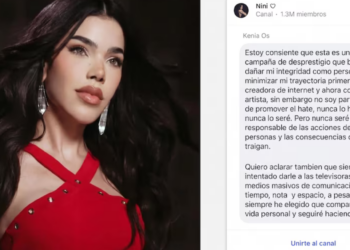 Kenia Os afirma ser víctima de una campaña de odio en su contra tras polémica con Belinda y Danna