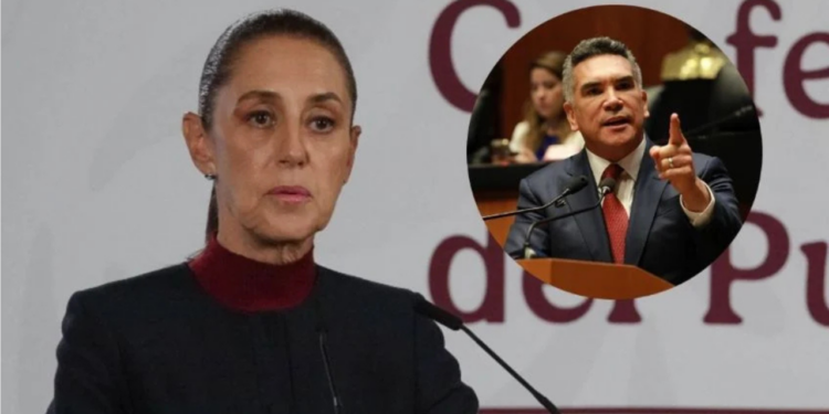 Sheinbaum arremete contra Alejandro Moreno por pedir a EU cancelar visas a mexicanos: “va a agacharse”