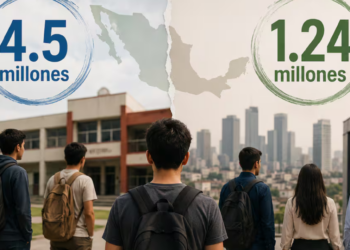 La cifra de jóvenes que buscan trabajo en México cayó 53% desde 2020, mientras 4.5 millones están fuera de la escuela y el empleo