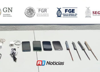 Aseguran celulares y objetos punzocortantes durante revisión en penal de Aguaruto