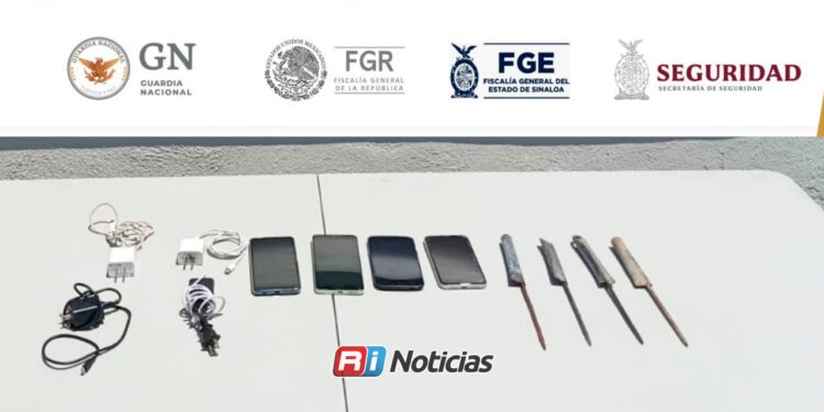 Aseguran celulares y objetos punzocortantes durante revisión en penal de Aguaruto