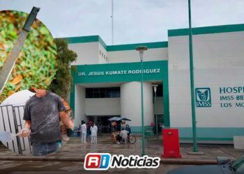 Hospitalizan a joven albañil tras sufrir ataque con machete al norte de Los Mochis