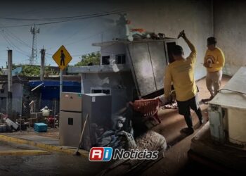 Censan 275 viviendas dañadas por lluvias en Mazatlán
