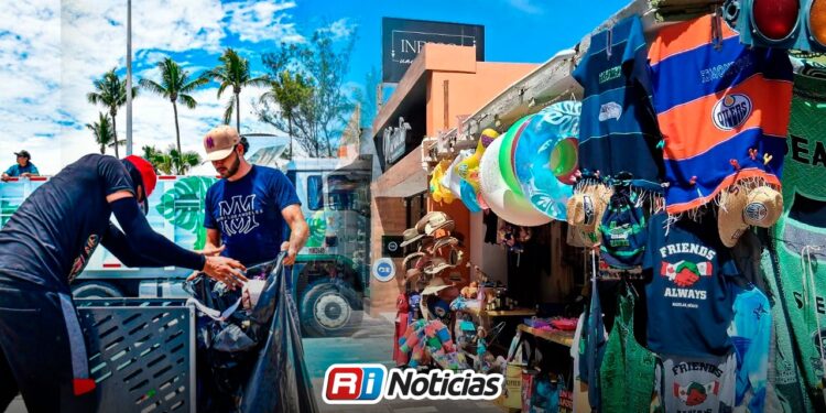 Piden no descuidar la limpieza en Zona Dorada mientras aumenta la llegada de turistas
