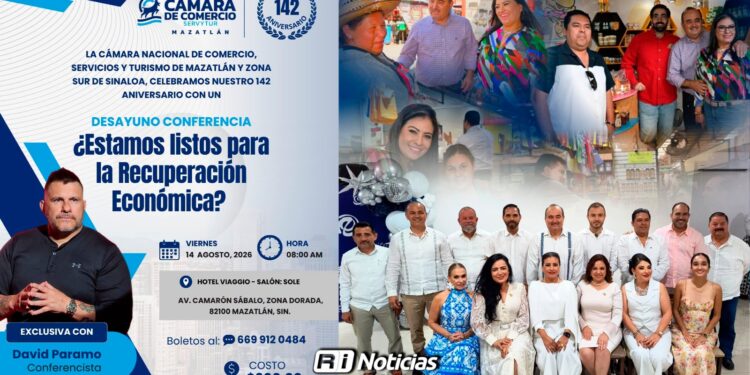 Cámara de Comercio de Mazatlán celebrará 142 años con enfoque en la recuperación económica
