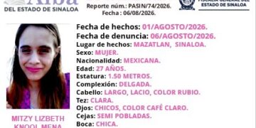 Activan Protocolo Alba en busca de Mitzi Lizbeth, joven desaparecida en Mazatlán