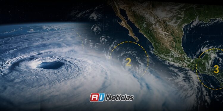 El Pacífico entra en vigilancia: meteorólogos siguen de cerca tres zonas con potencial ciclónico