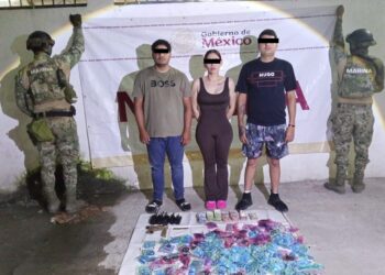 Marina detiene a tres y asegura droga, armas y vehículos en Mazatlán