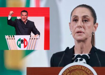 Sheinbaum afirma que el PRI es “Un partido en extinción” y lo cuestiona por acudir a EU mientras excolaboradores son detenidos en Campeche