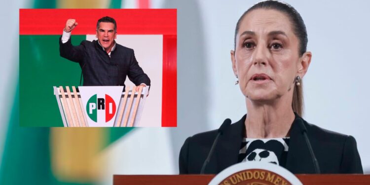 Sheinbaum afirma que el PRI es “Un partido en extinción” y lo cuestiona por acudir a EU mientras excolaboradores son detenidos en Campeche