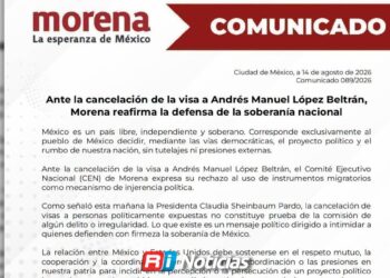 Morena reafirma soberanía nacional tras cancelación de visa a López Beltrán