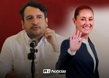Sheinbaum califica de “injerencia” la cancelación de visa a Andy López Beltrán