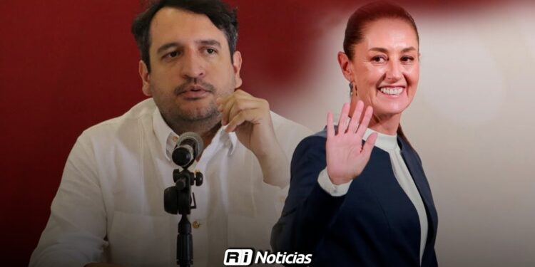 Sheinbaum califica de “injerencia” la cancelación de visa a Andy López Beltrán