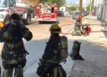 Conato de incendio moviliza a Bomberos en bodega del Centro de Culiacán