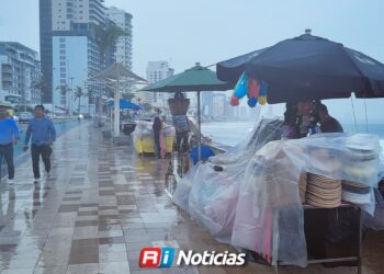 Mazatlán tendrá lluvias este sábado; Sinaloa espera precipitaciones de hasta 75 mm