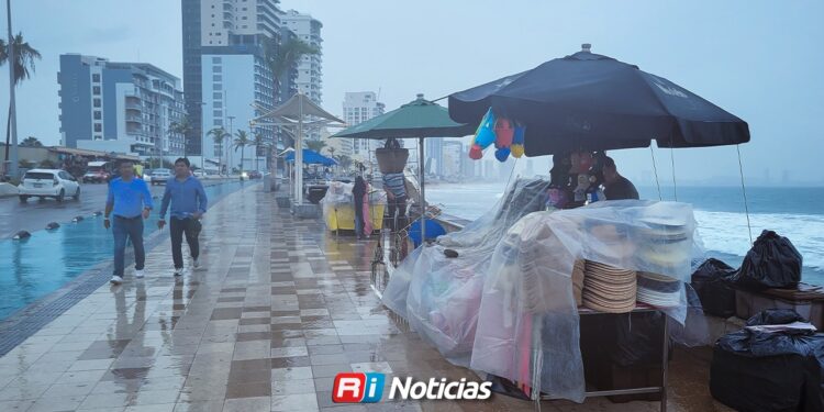 Mazatlán tendrá lluvias este sábado; Sinaloa espera precipitaciones de hasta 75 mm