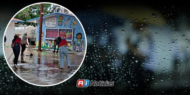 Escuelas de Mazatlán reportan afectaciones menores por las lluvias