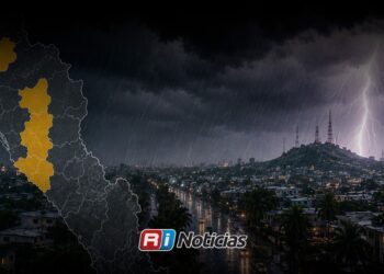 Lluvias intensas alcanzarán a cinco municipios de Sinaloa este lunes 17 de agosto