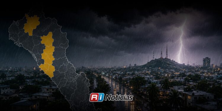Lluvias intensas alcanzarán a cinco municipios de Sinaloa este lunes 17 de agosto