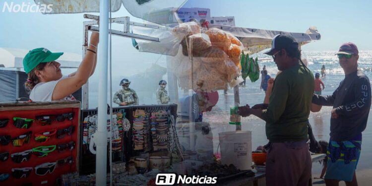 Vendedores de playa reportan ventas del 70% durante el verano en Mazatlán: Califican como “regular”
