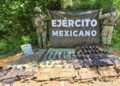 Aseguran arsenal y casi 9 mil de cartuchos en comunidades rurales de Mazatlán