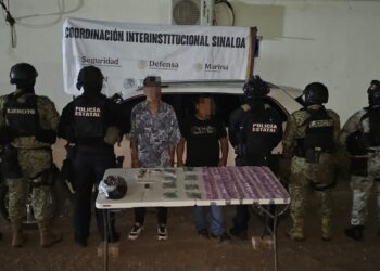 Aseguran armas, droga y detienen a tres en operativo en Mazatlán