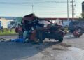 Tres muertos y dos heridos deja choque en La Costerita, al sur de Culiacán