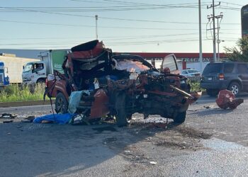 Tres muertos y dos heridos deja choque en La Costerita, al sur de Culiacán