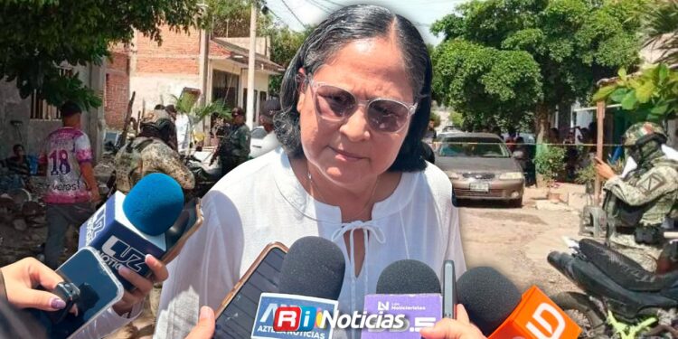 Ola de violencia en Mazatlán se debe al pleito entre facciones rivales, señala Minerva Osuna